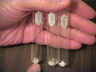 Ionic crytals in test tubes. [mixion1.JPG]